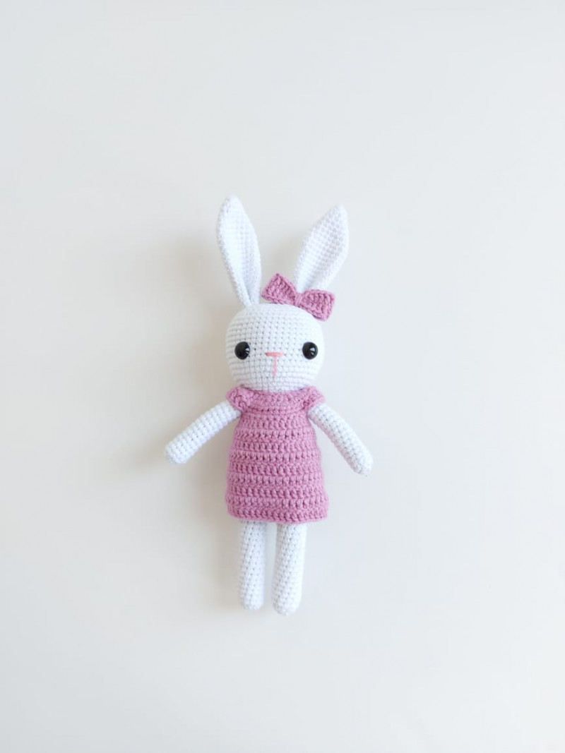 crochet bunny doll